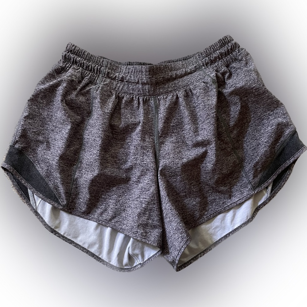 Lululemon Hotty Hot Short II* (Long 4”) Heather Lux Multi Black Size 6